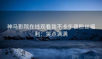 神马影院在线观看我不卡午夜粉丝福利：哭点满满