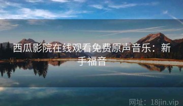 西瓜影院在线观看免费原声音乐：新手福音