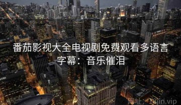 番茄影视大全电视剧免费观看多语言字幕：音乐催泪