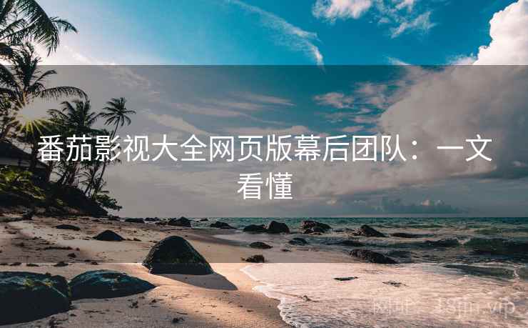 番茄影视大全网页版幕后团队：一文看懂